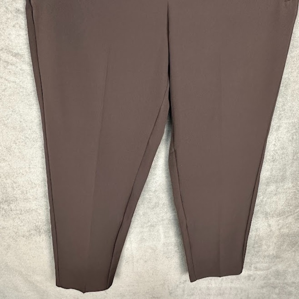 Athleta Endless High Rise Pants Womens 12 Brown Pullon Stretch Comfort Travel - Picture 3 of 15